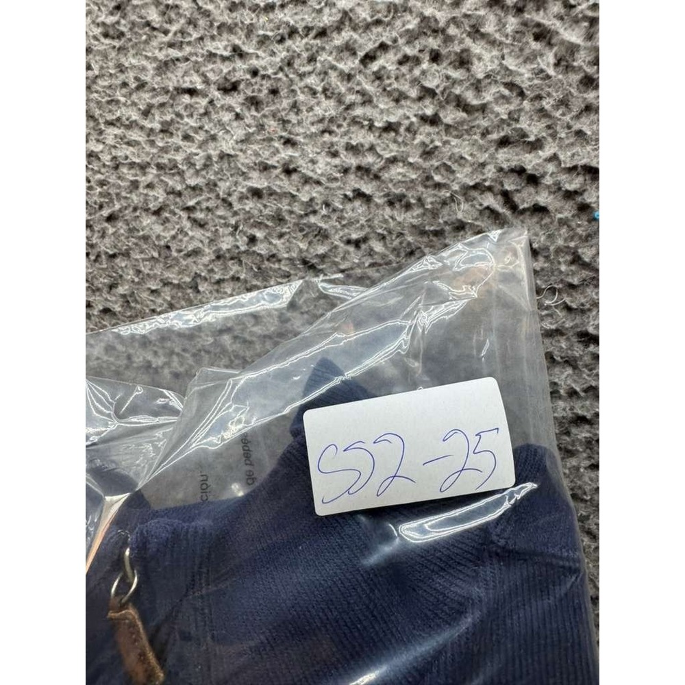 Polo Ralph Lauren Estate-Rib Quarter Zip Pullover Sweater Navy Blue Mens Size XL - Picture 10 of 10